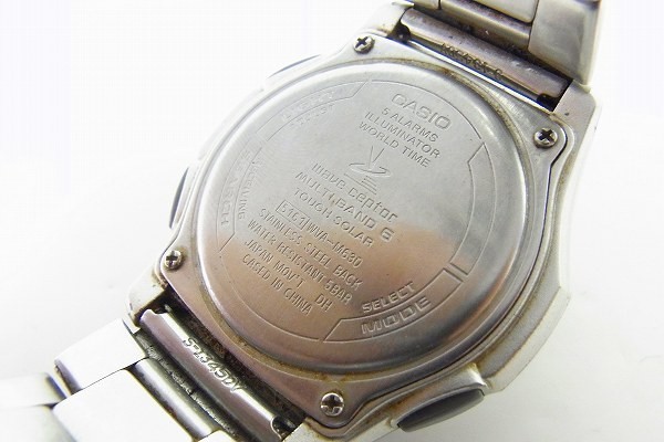 T013-Y30-552◎ CASIO カシオ WVA-M630 メンズ クォーツ 腕時計 現状品③◎_画像3