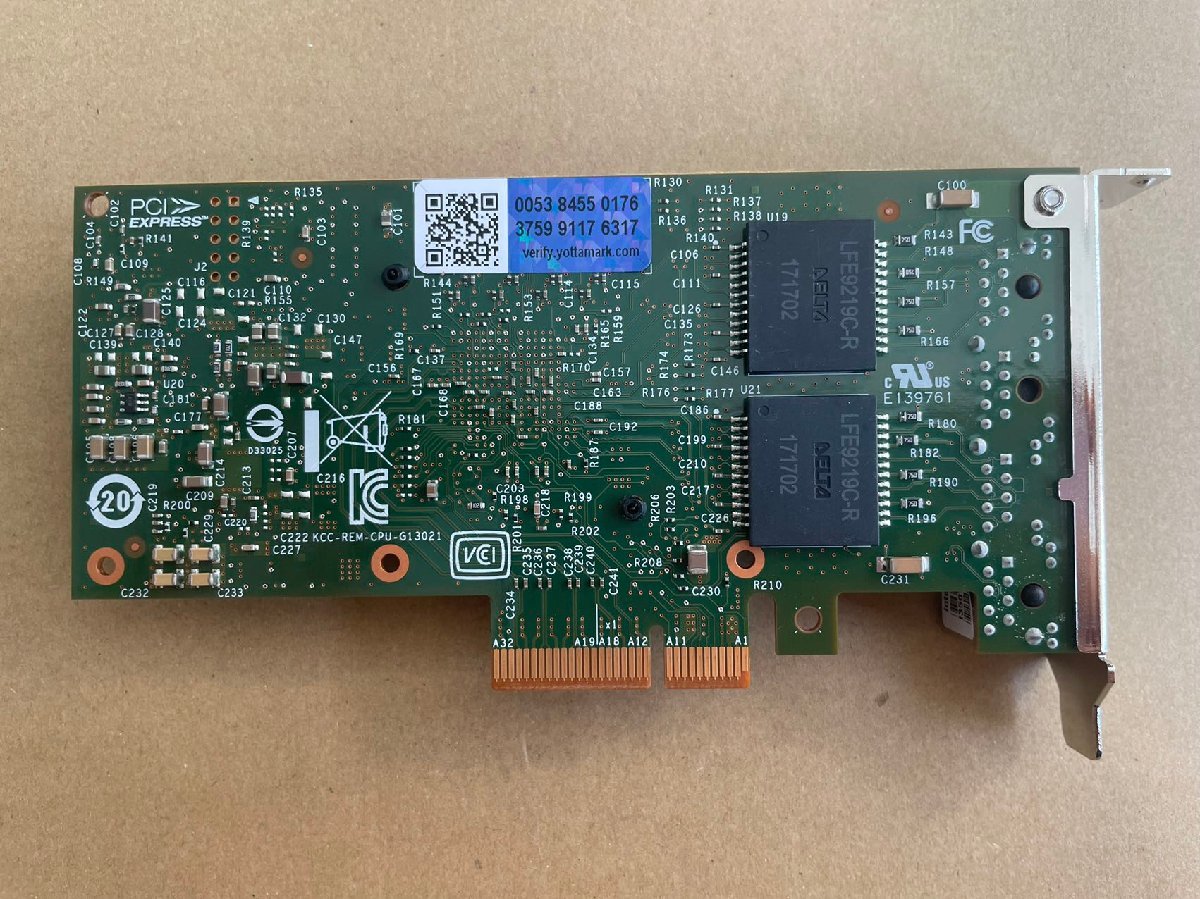 ジャンク現状品★Intel Ethernet Server Adapter I350-T4 ★AB915_画像4