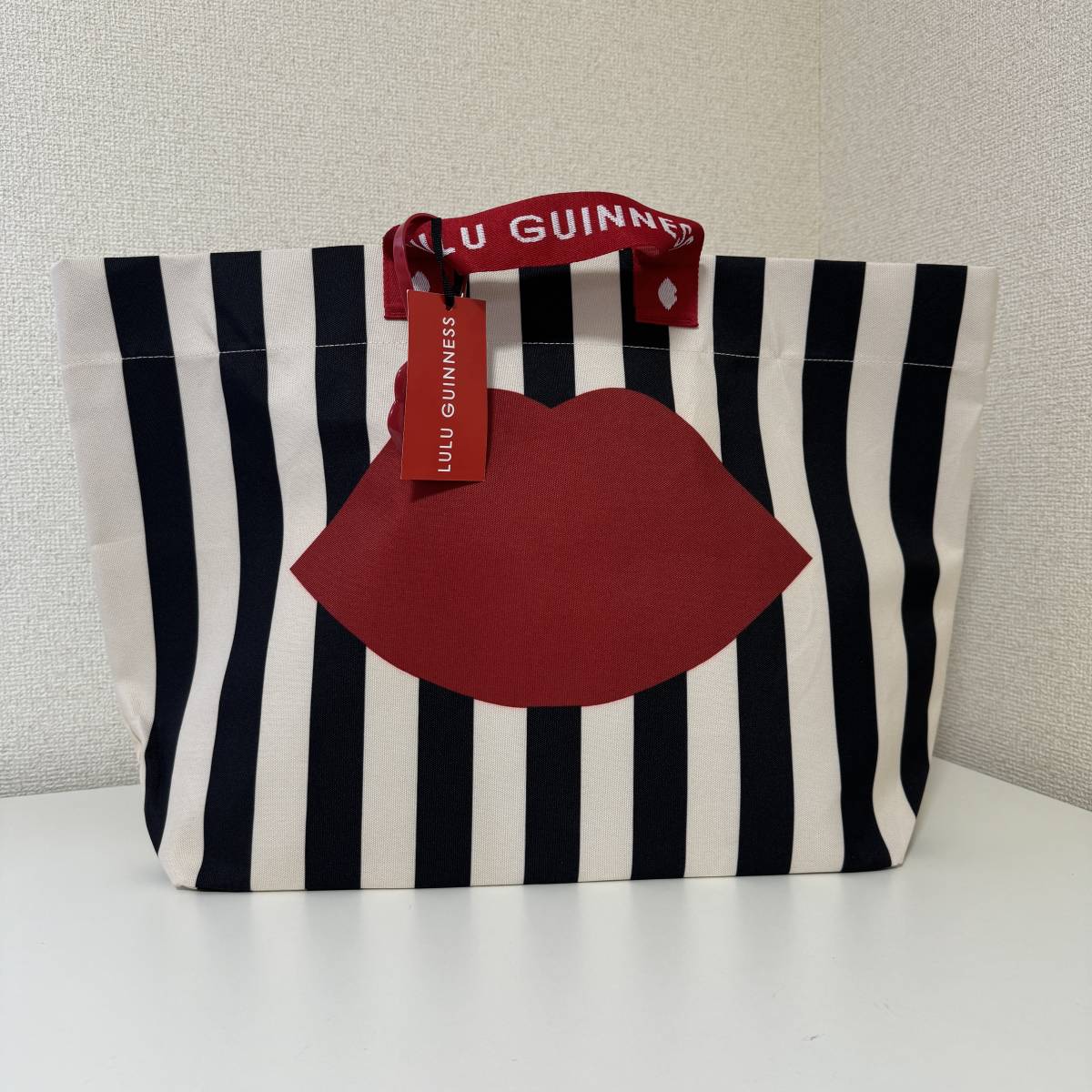 英国限定　Lulu Guinness x Waitrose ルルギネス x ウェイトローズ コラボ ２way Tote Bag トートバッグ