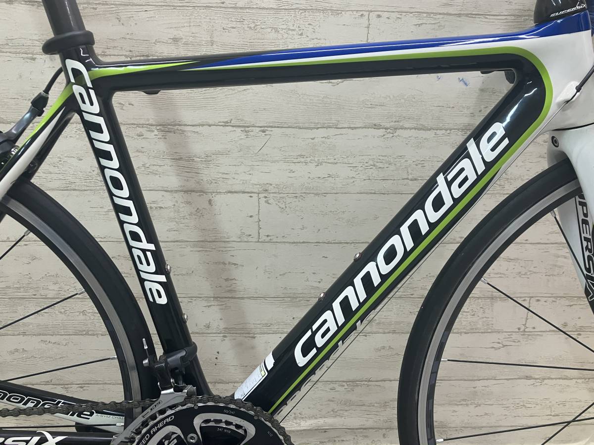 1円スタート売り切り!! CANNONDALE SUPERSIX5 2011 size:50 キャノンデール スーパーシックス SHIMANO 105 2×10s カーボンロード_画像2