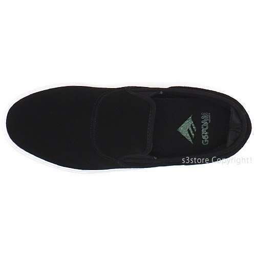 1円～ EMERICA WINO G6 SLIP CUP Black 26.5cm エメリカ スケシュー 靴 スリッポン スニーカー メンズ シューズ スケボー [同梱不可]_画像3