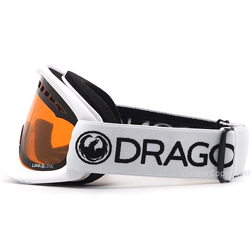 1円～ 21model DRAGON DX WHITE LUMALENS AMBER ドラゴン ゴーグル スノーボード スノボー スキー SKI [同梱不可]_画像2