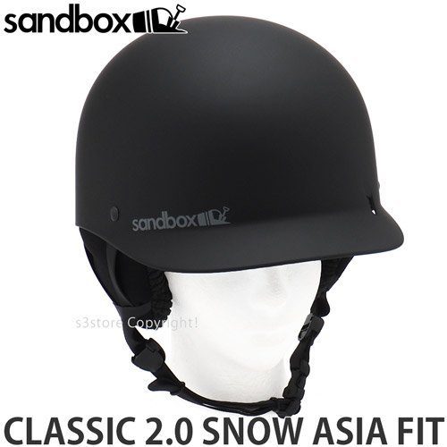 1円～ 23-24 SANDBOX CLASSIC 2.0 SNOW ASIA FIT BLK MT M/L サンドボックス アジアンフィット スノボ スキー ヘルメット [同梱不可]_画像1