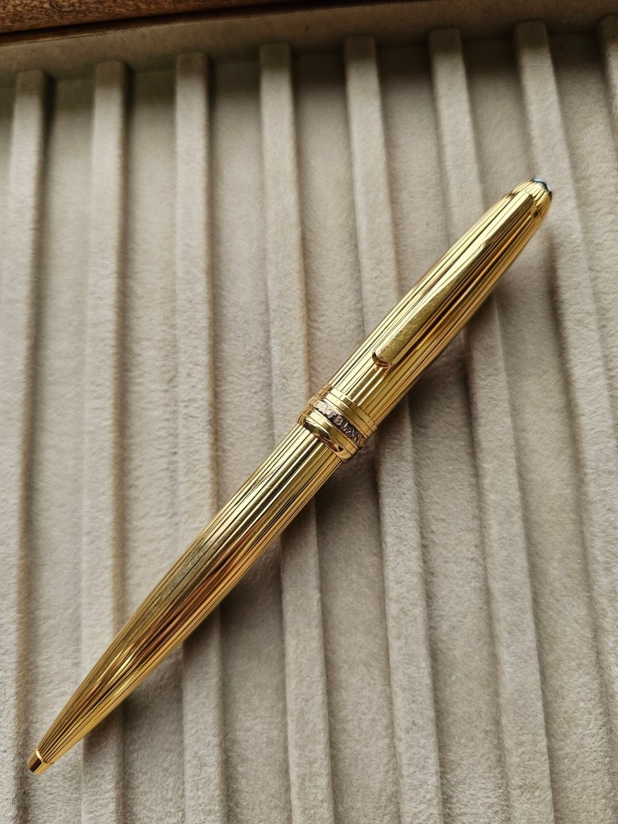 MONTBLANC モンブラン ボールペン #1645 ソリテール ゴールドプレート コレクション放出_画像1