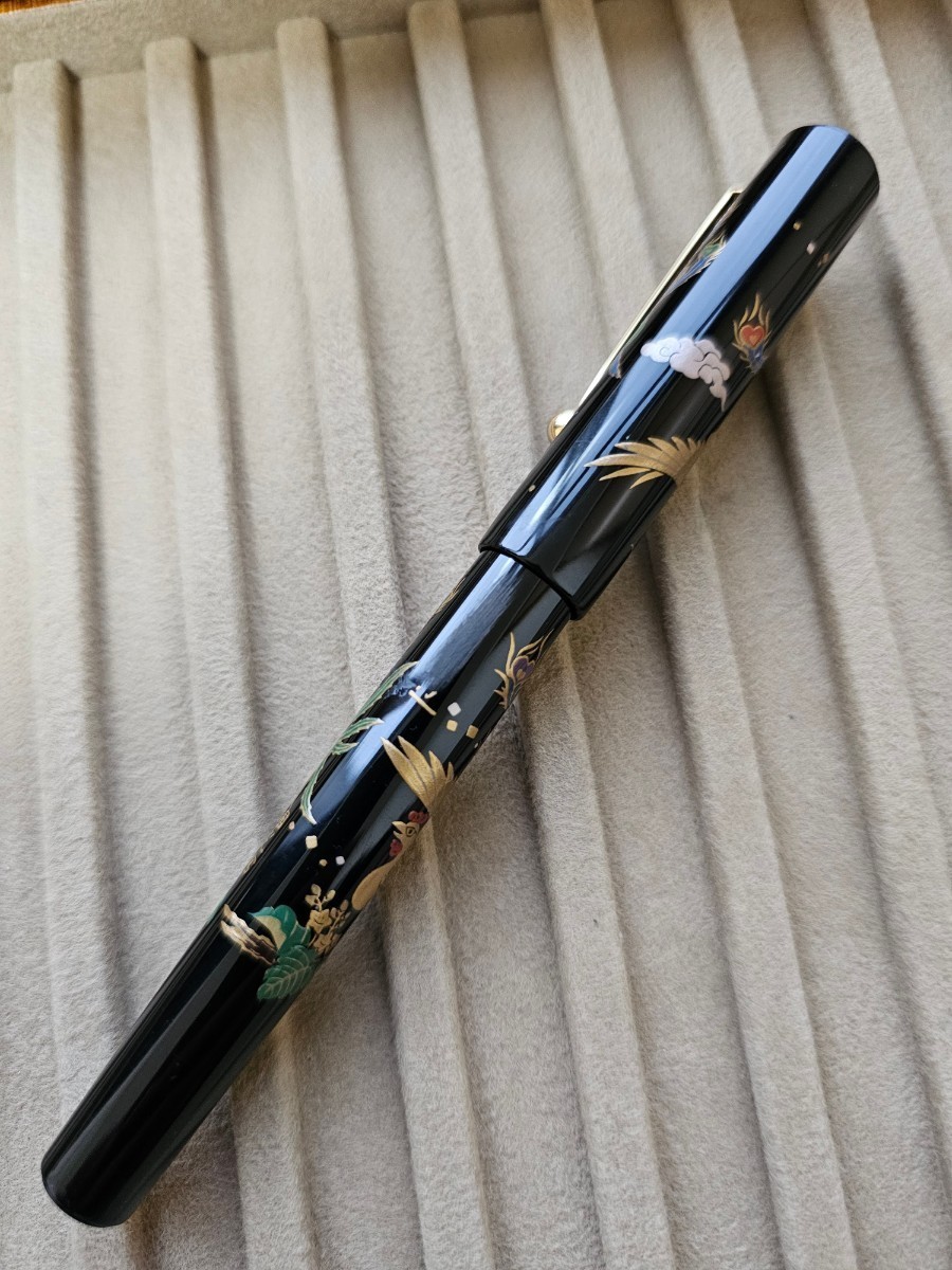 パイロット万年筆 吉田久斎 蒔絵 鳳凰 PILOT 18K F 限定品 激レア！の画像3