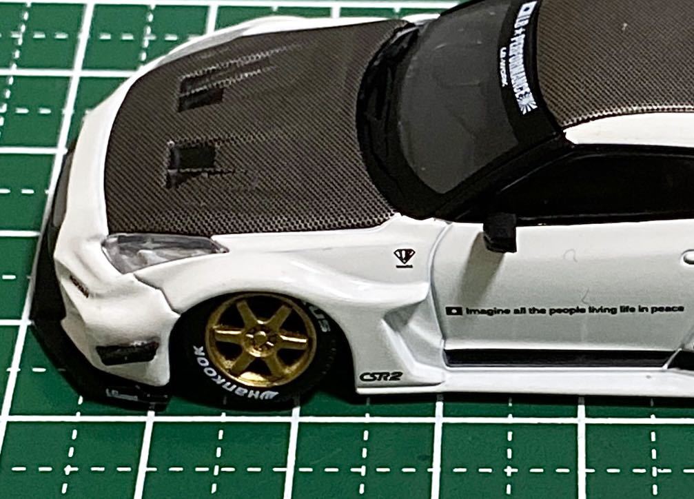 カスタムホイール　タイヤ　カスタムパーツ　1/64 1 64 1:64 トミカ ホットウィール MINI GT マジョレット　等に最適　TE37 ゴールド_画像3