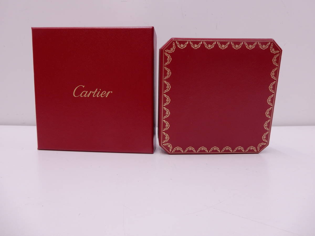 ブランド祭 雑貨祭 カルティエ アクセサリーケース 空箱のみ Cartier ジュエリーケース 中身無し コレクション ディスプレイ用 長期保管品_画像2