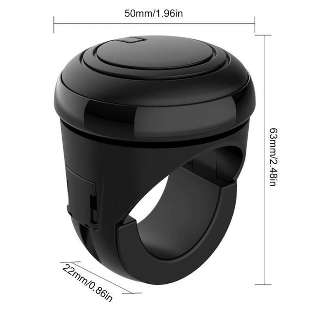 最新型ハンドルスピンナー 簡単取付 トラックでも軽自動車でも普通車でもOK 手のひらで軽々車庫入れ 純正のような一体感のハンドルスピナー_画像6