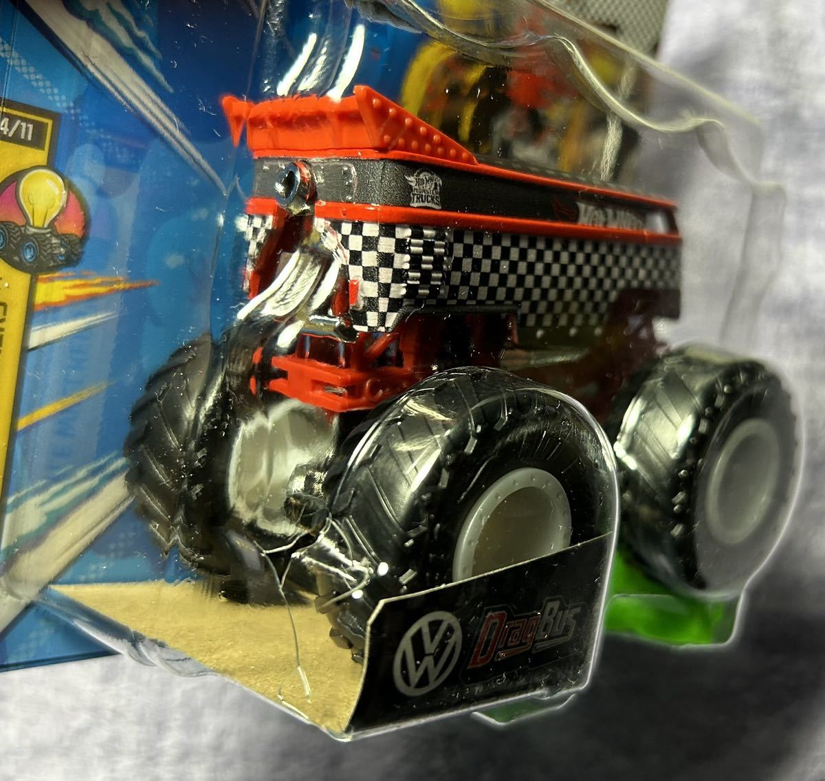 ホットウィール Hot Wheels VW Drag Bus モンスタートラック ワーゲン ドラッグバス MONSTER TRUCKS モントラ_画像4