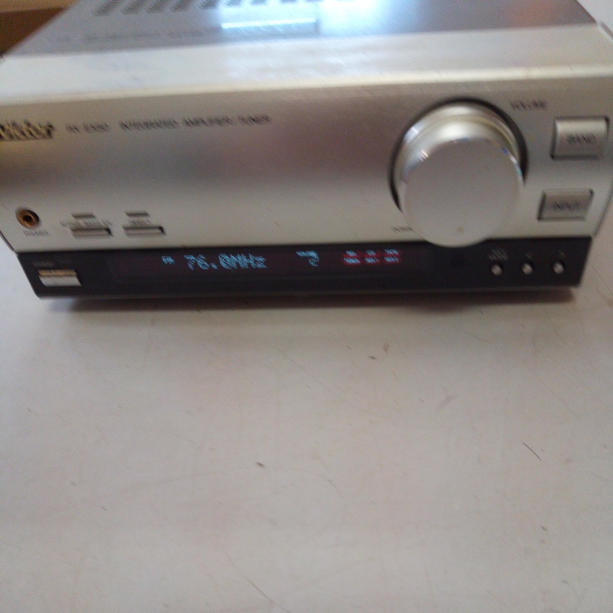 Victor RX-EX50 Compact AM/WideFM 2Band Stereo Receiver 左右出力OK！ 小型高出力:30W＋30W ワイドFM チューナーアンプ 動作確認現状品の画像2