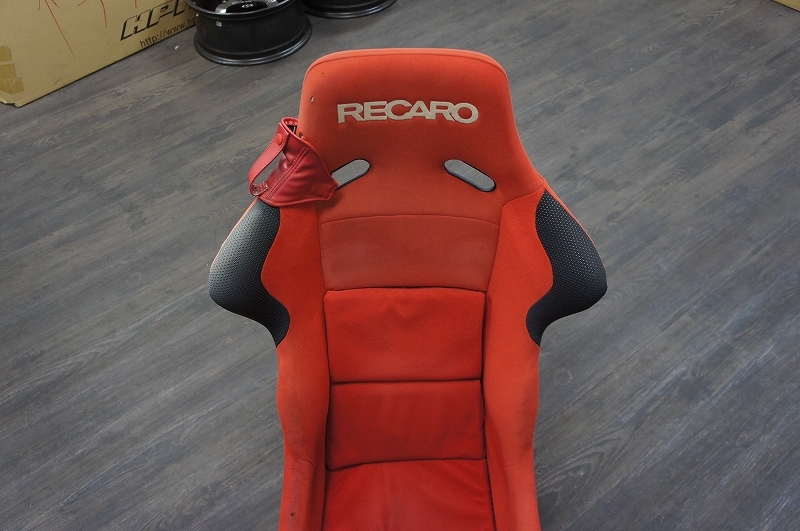 【RECARO】レカロ SPG SP-G フルバケットシート 赤 ベロアレッドの画像4