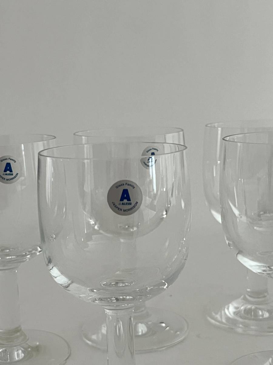 新品未使用　アレッシィ Glass Family　ゴブレット AJM29/2　5客セット　グラス　ワイン　シャンパン_画像2