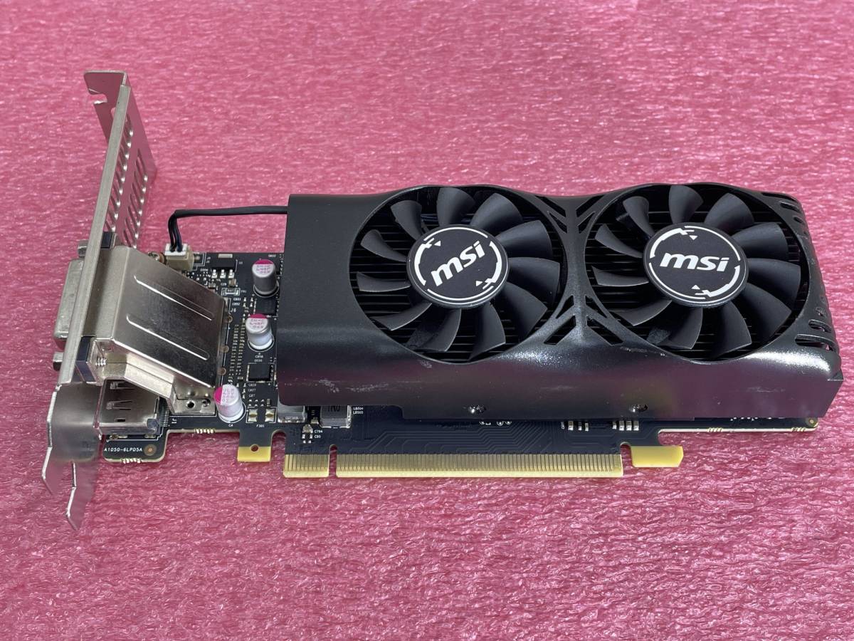 #800009 MSI グラフィックボード GeForce GTX 1050 Ti 4GT LP ※動作確認済※_画像1