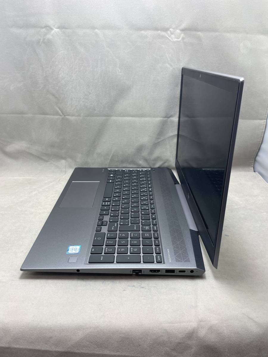 #300553 HP ZBook 15v G5 (Core i7-8750H/16GB/SSD 256GB+HDD 1TB/ 15.6 FHD/Quadro P600/WiFi,BT,WebCAM/Win11 Pro) ※バッテリ欠品※_画像3