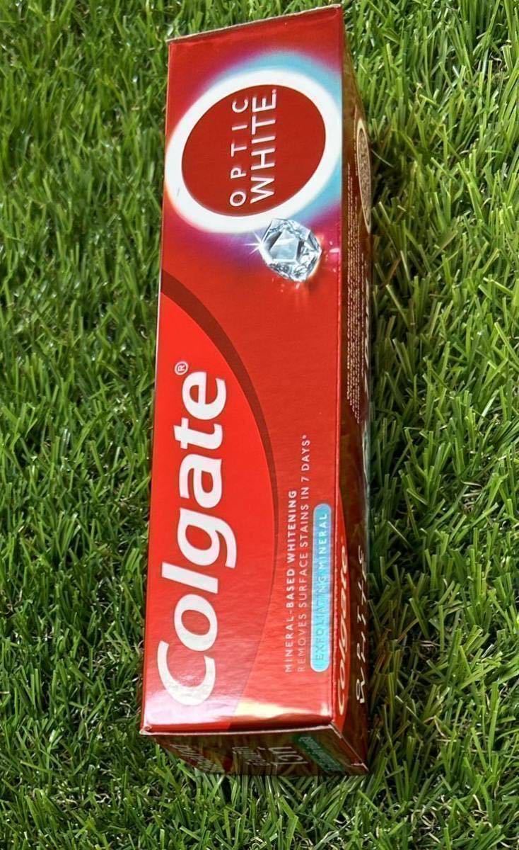 ※４個セット　新パッケージ　コルゲート　Colgate 100g オプティックホワイト プラスシャイン　ホワイトニング 歯磨き粉 送料込_画像7