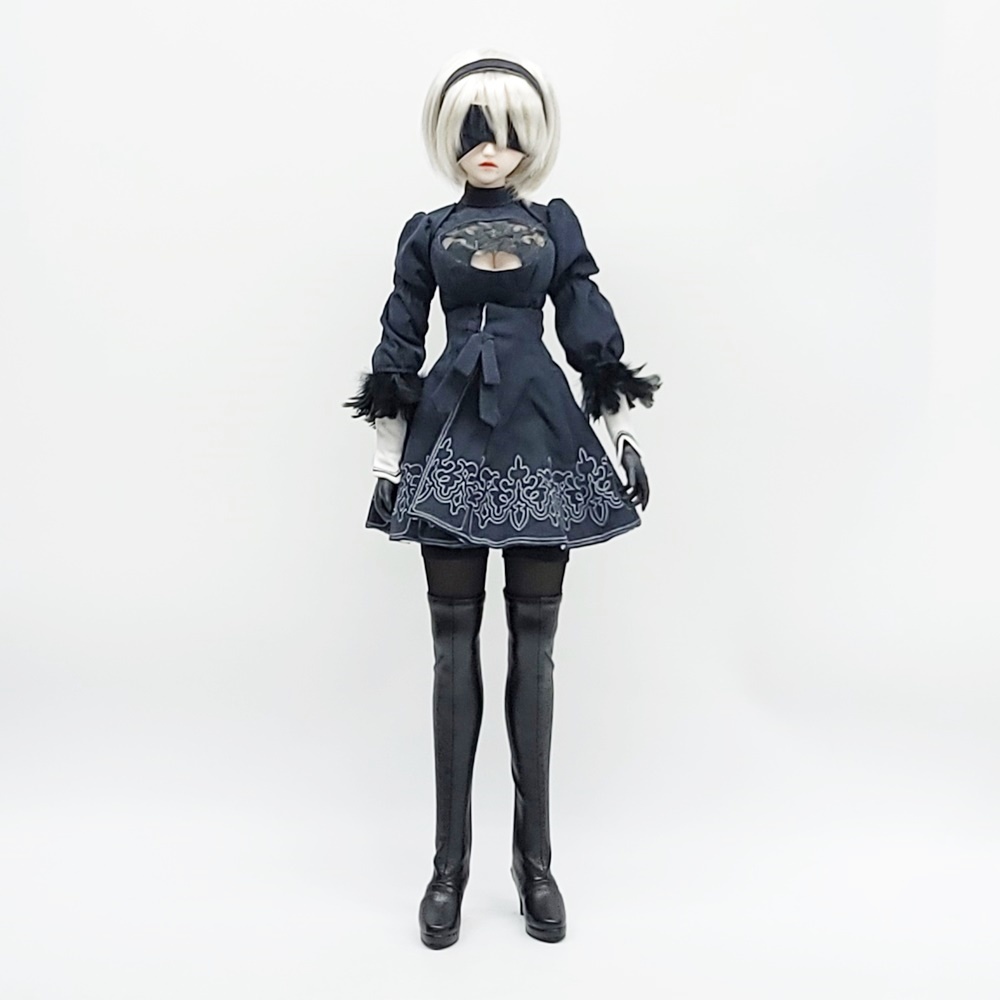 HE432 ボークス ドルフィードリーム NieR:Automata ニーアオートマタ 2B ヨルハ二号B型 完成品 ドール サドルスタンド付き 高さ約60cm_画像2