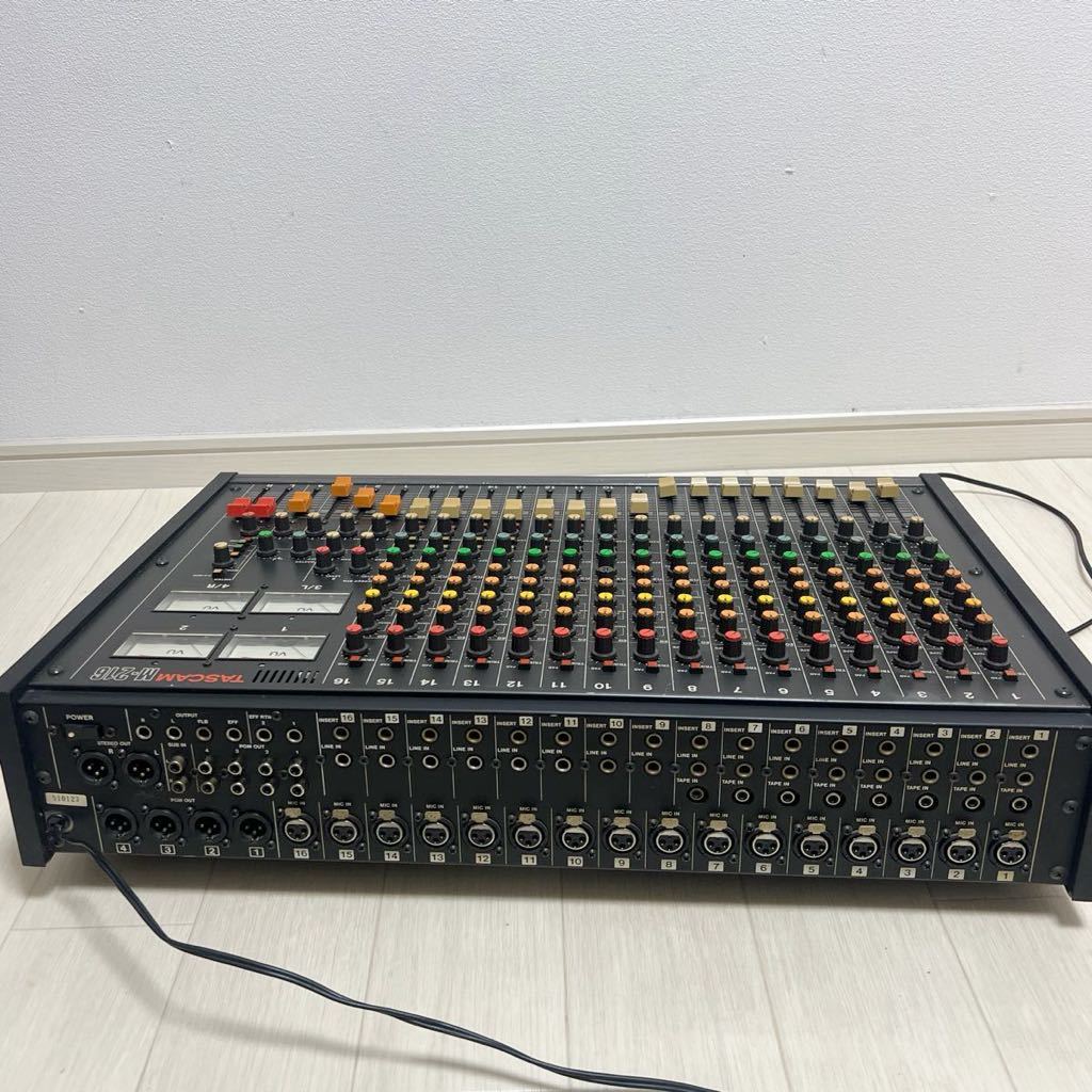 TASCAM M-216 ミキサー 通電確認のみ_画像4