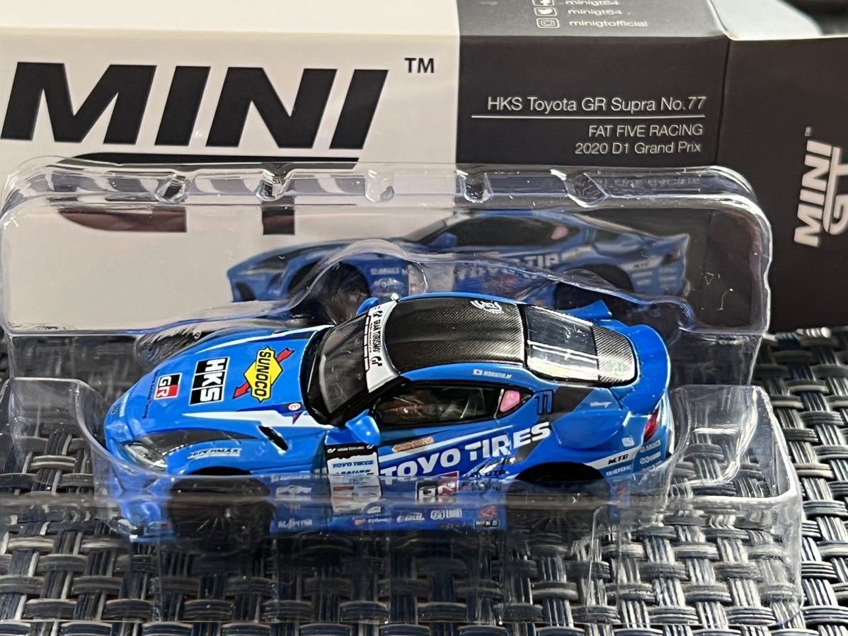 ◆MINI GT 1/64 HKS Toyota GR Supra No.77 FAT FIVE RACING 2020 D1GP◆日本限定_画像1