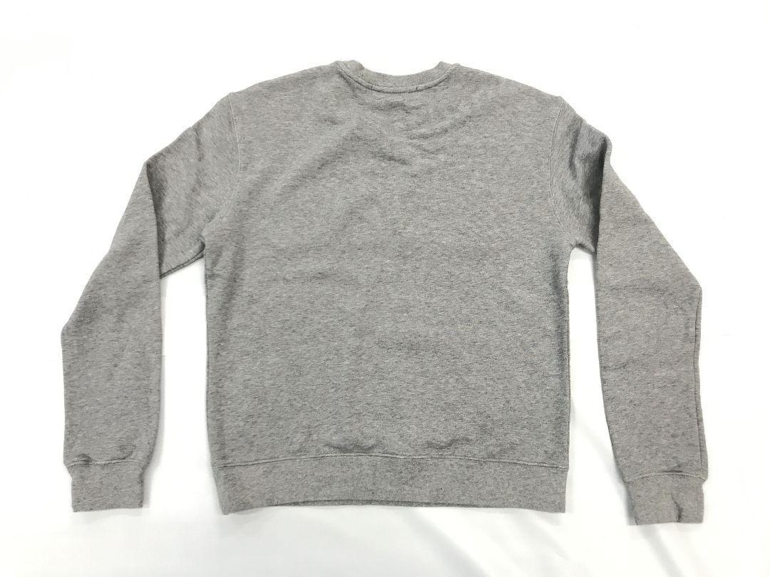  beautiful goods MSGM spangled Logo embroidery sweat sweatshirt gray 