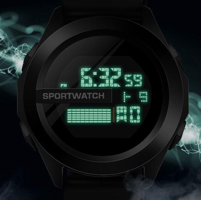 新品 防水 スポーツ デジタル 腕時計 グレー_画像7