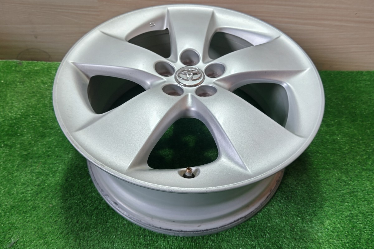 中古ホイール TOYOTA 30プリウス 17×7j +50 5H100 トヨタ プリウス A241_画像6