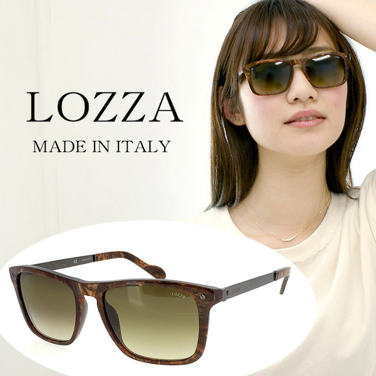 新品 LOZZA ロッツァ サングラス イタリア製 ジャパンフィットモデル sl4036-935 PESSOA メンズ レディース UVカット 紫外線対策