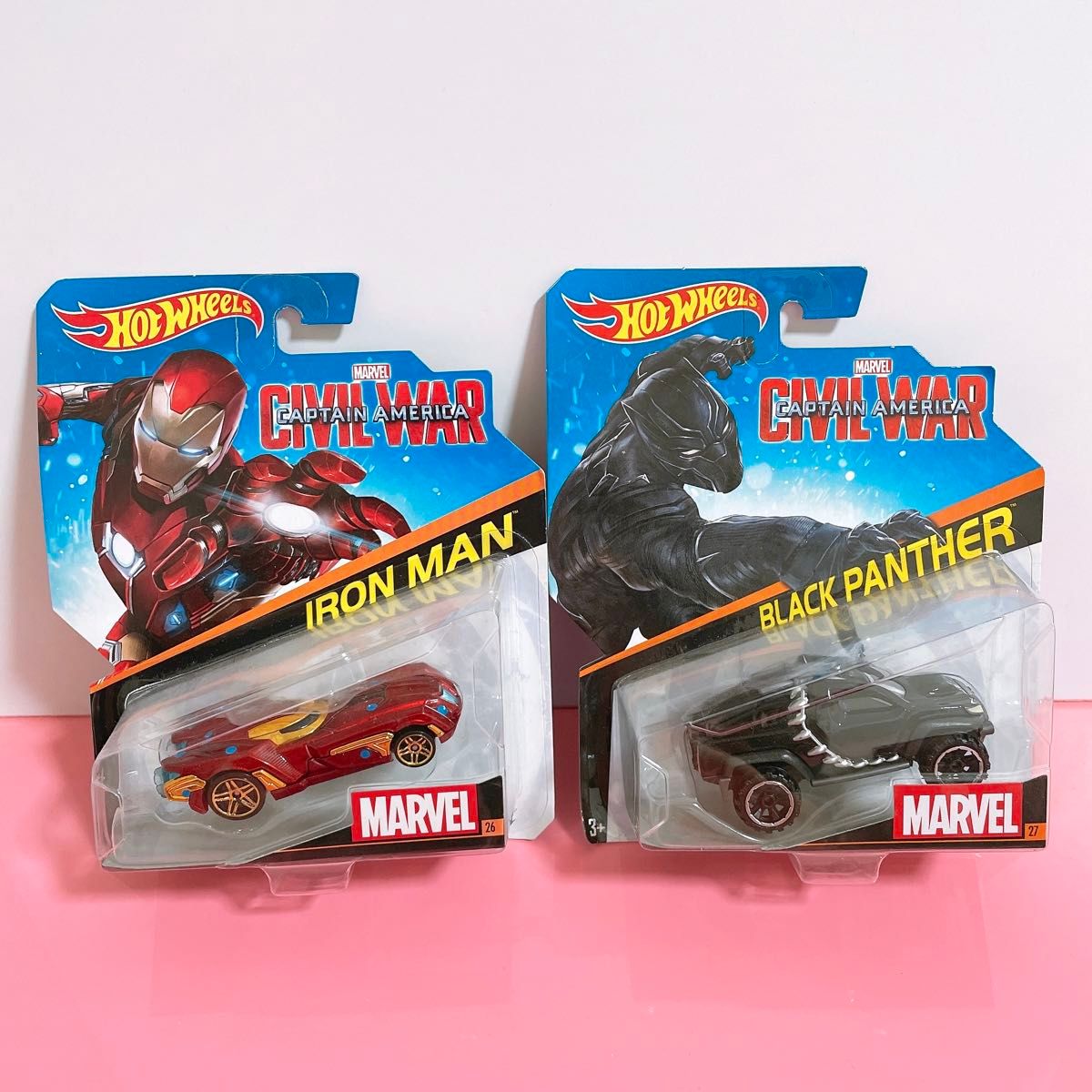 ホットウィール HotWheels キャプテンアメリカ シビルウォー ミニカー アメトイ MARVEL