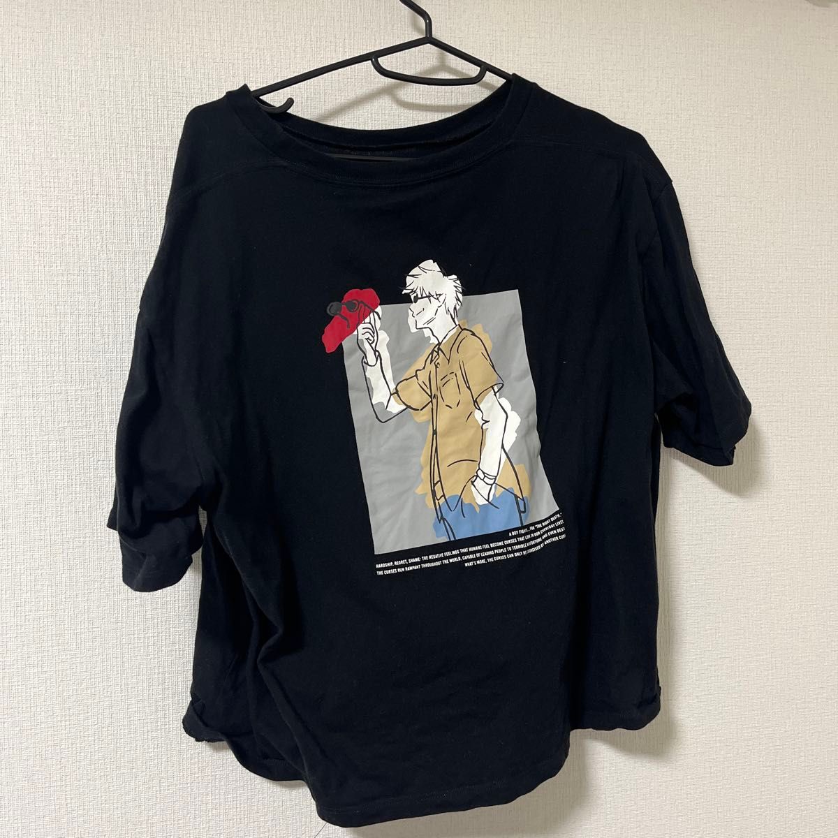 呪術廻戦  Tシャツ 五条悟  黒色 Mサイズ