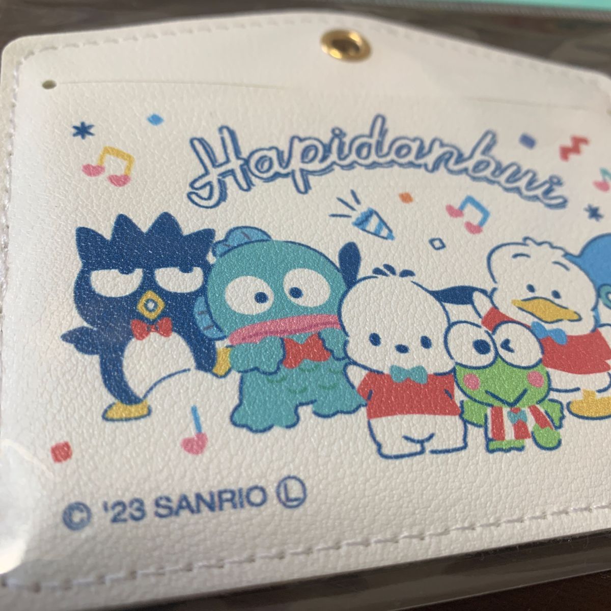 パスケース 定期入れ IDケース サンリオ カードケース　ぽちゃこ　けろっぴー　Sanrio キャラクターグッズ　はぴだんぶい