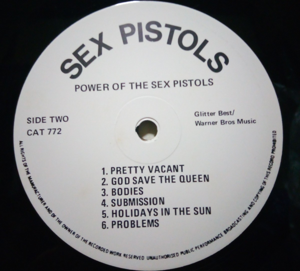 【LP/UK盤】POWER OF THE PISTOLS　SEX PISTOLS　セックス・ピストルズ　ANARUHY IN THE UK_画像7