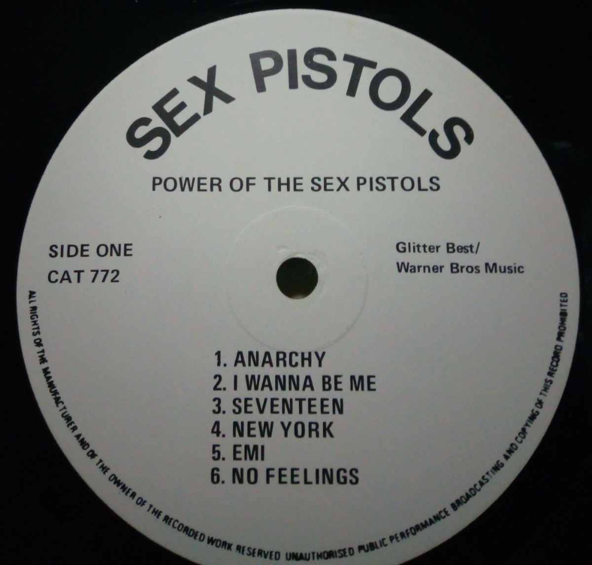 【LP/UK盤】POWER OF THE PISTOLS　SEX PISTOLS　セックス・ピストルズ　ANARUHY IN THE UK_画像6