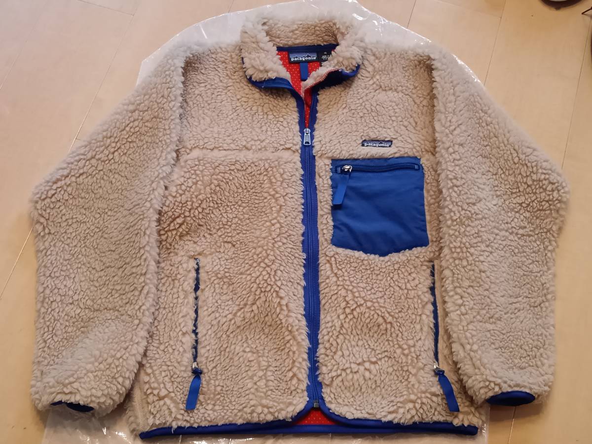 新品同様 01年 patagonia classic retro cardigan パタゴニア クラシック レトロカーディガン ナチュラル XS_画像1