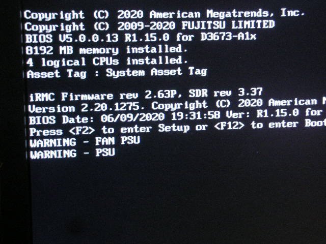 Fujitsu PRIMERGY TX1320 M4(Pentium Gold G5420 3.8GHz/8GB/SATA 2TB x 2)_画像10