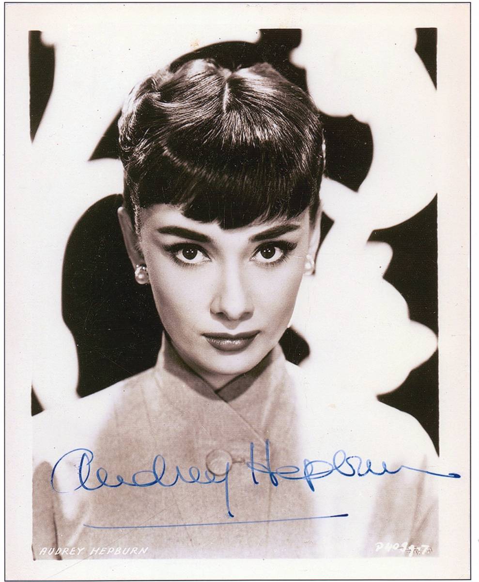 * Audrey *.p bar n* autographed photo *25x20cm*