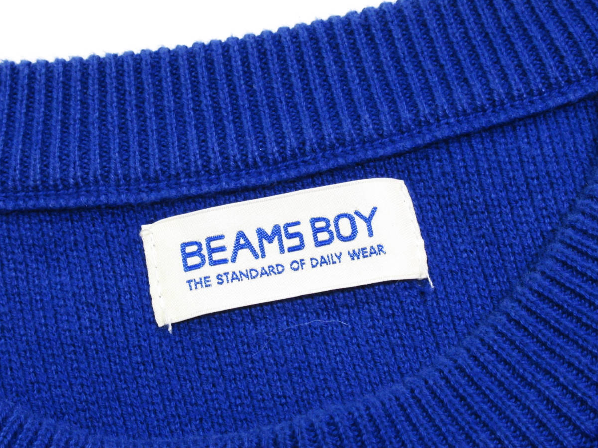 ビームスボーイ BEAMS BOY キレイ色☆ニット プルオーバー 手洗い可♪_画像4