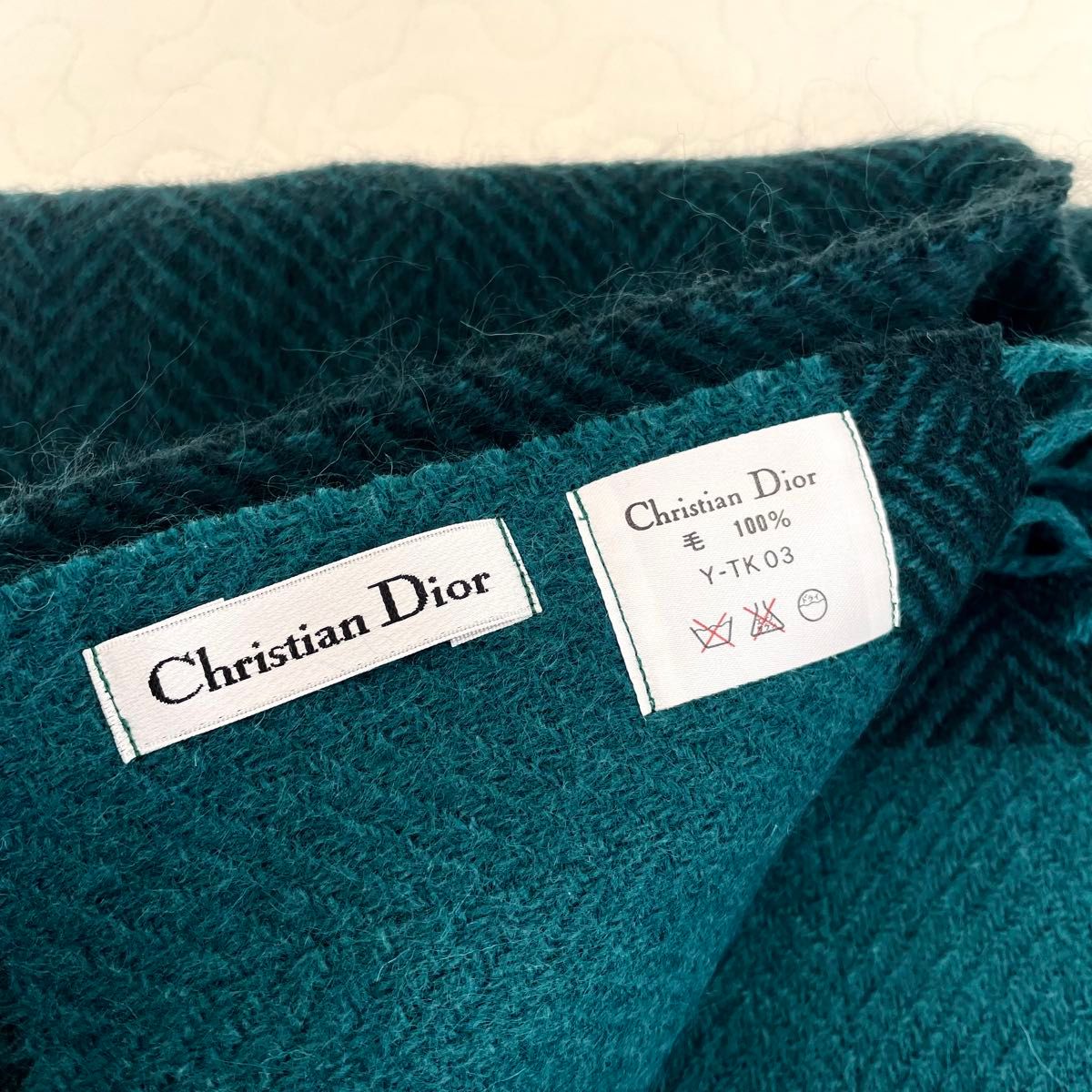 クリスチャンディオール　Christian Dior 大判ストール　ブランケット　 マフラー