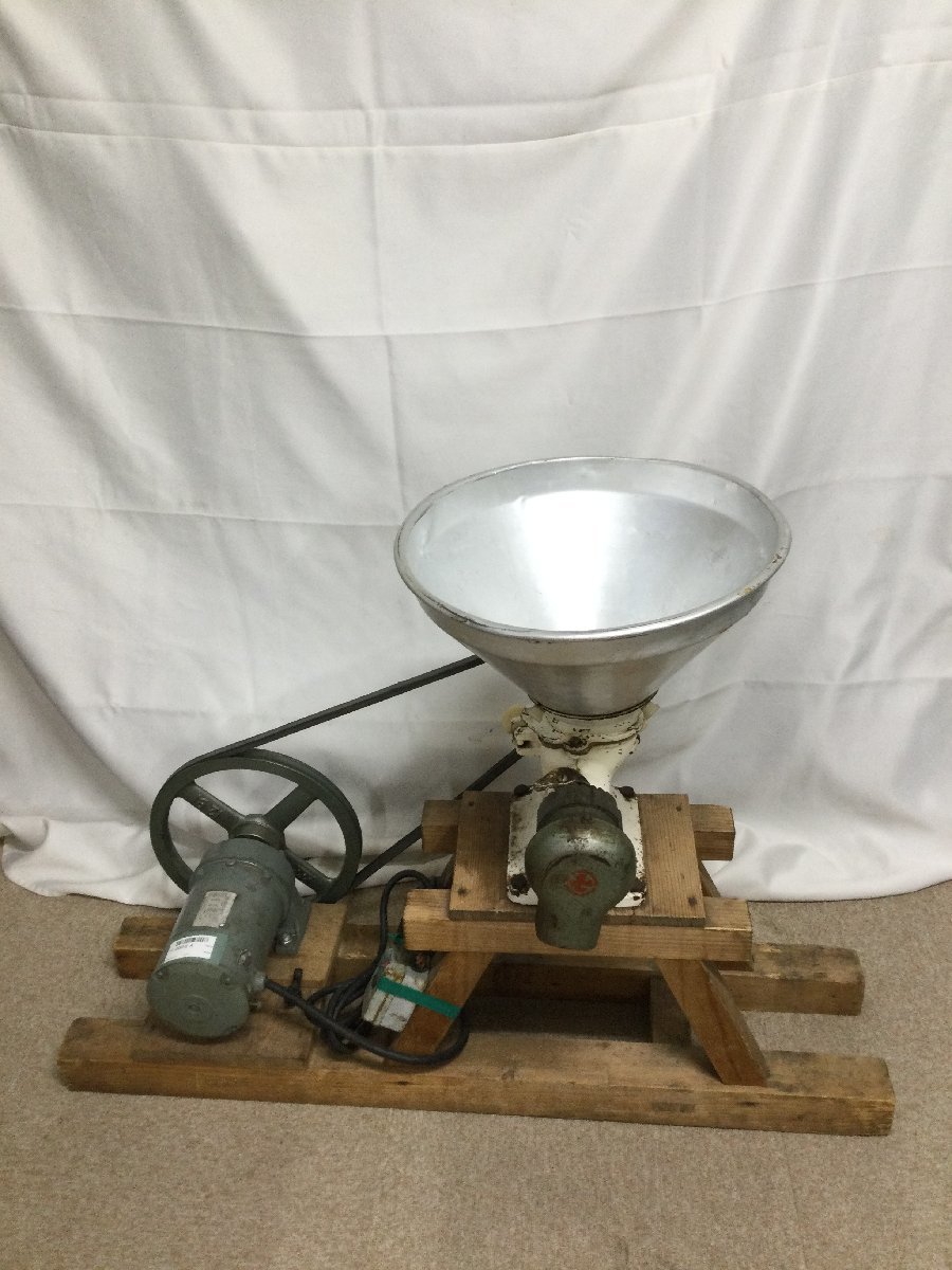 北見市発】株式会社丸七製作所 丸七式餅錬 製粉 味噌切機 100V 北見市発】株式会社丸七製作所 丸七式餅錬 製粉 味噌切機 100V