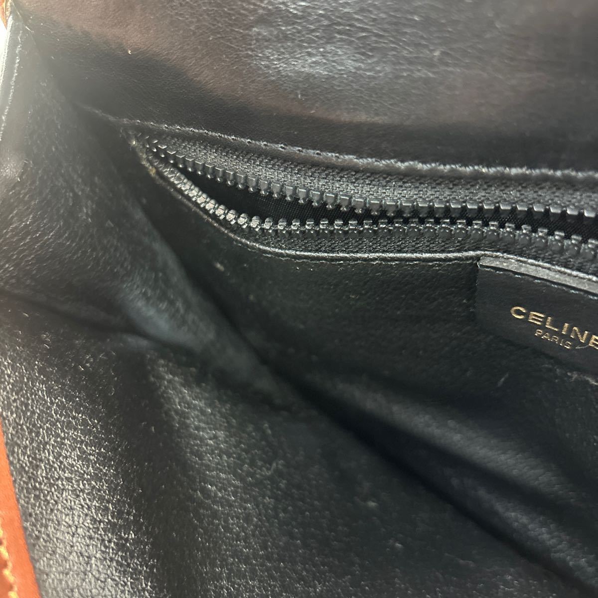 CELINE セリーヌ セカンドバッグ 鞄 ブラック系 鞄_画像7