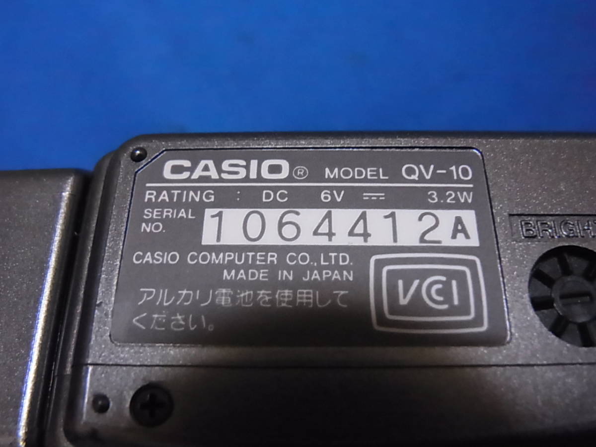 CASIO コンパクトデジタルカメラ QV-10 ジャンク品_画像7