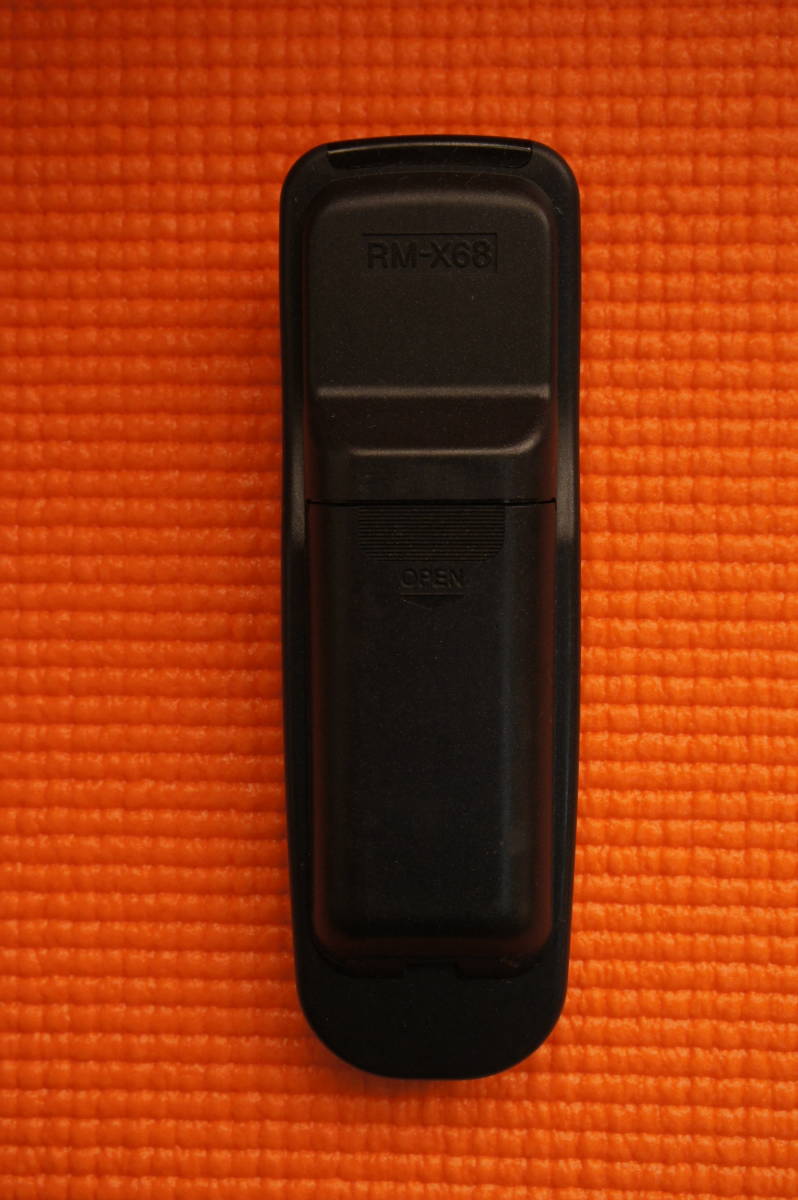 *[ used good goods * rare ]SONY: navi for remote control for (RM-X68)*
