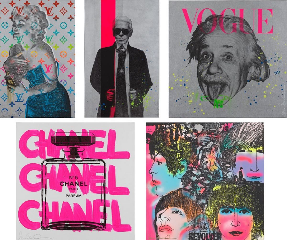 SHANE BOWDEN ART ／Karl Lagerfeld in Pop-Art シェーン・ボーデン イン ポップアート