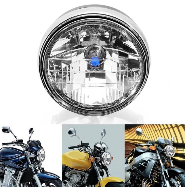 マルチリフレクター バイクヘッドライト led h4 180 本体 汎用 社外 カブ CB400SF XJR 400 RZ ホンダ ヤマハ 純正タイプ カスタム 013_画像2