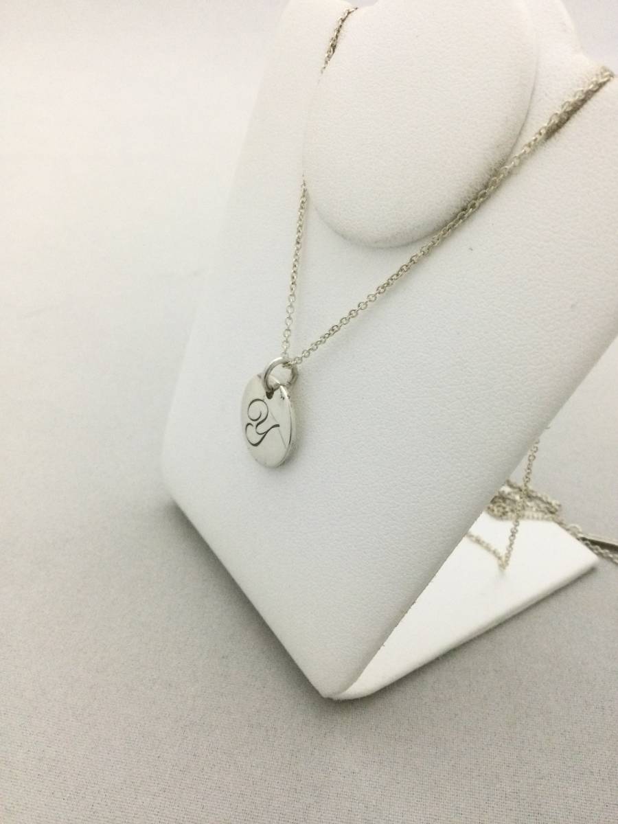 TIFFANY&Co.　ティファニー　イニシャル　Y　ネックレス　シルバー　アクセサリー　925【B946611】_画像3