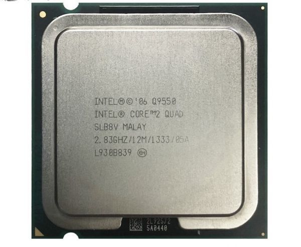 Intel Core 2 Quad Q9550 SLAN4 4C 2.83GHz 6MB 95W LGA 775 EU80569PJ073N 国内発_画像1