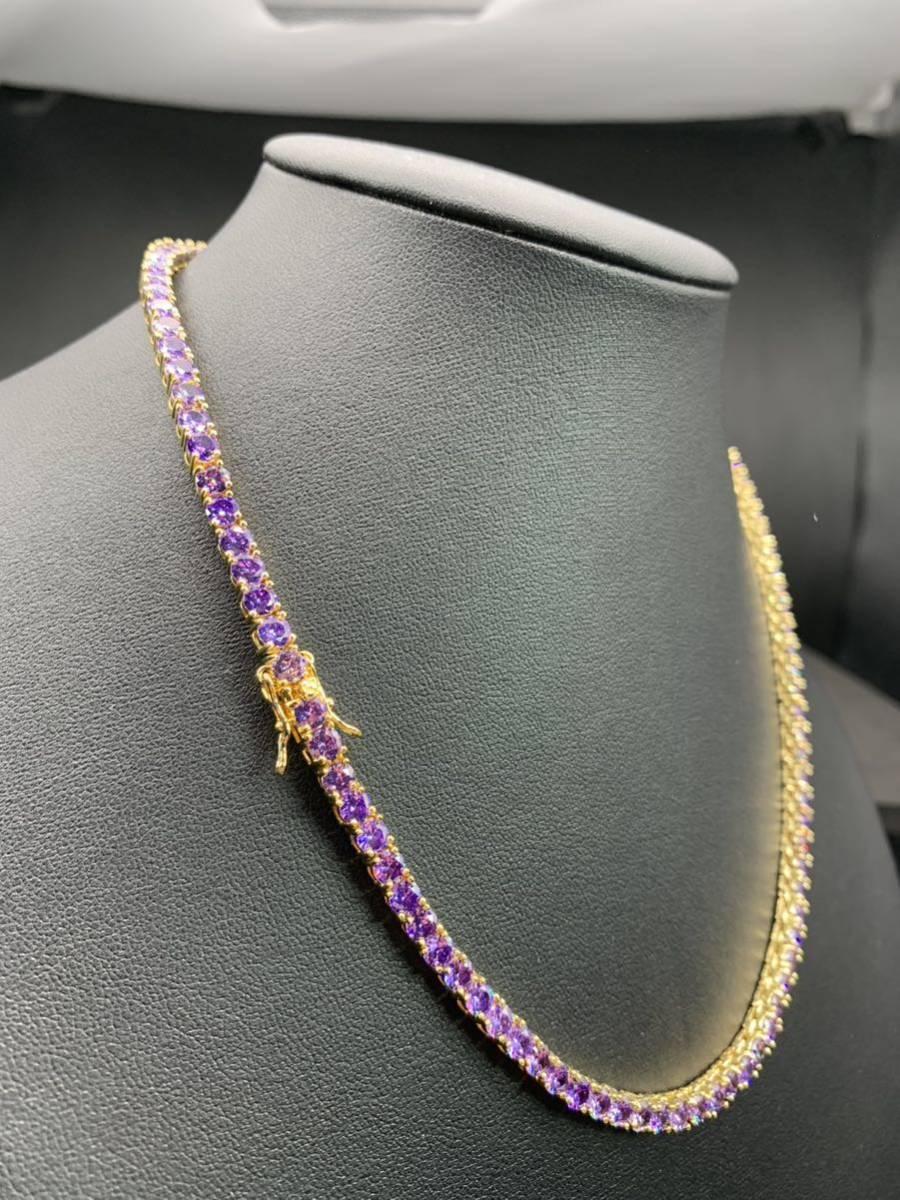 Yahoo!オークション - パープル 紫 ゴールド CZ ジルコニア Yahoo!オークション - パープル 紫 ゴールド CZ ジルコニア