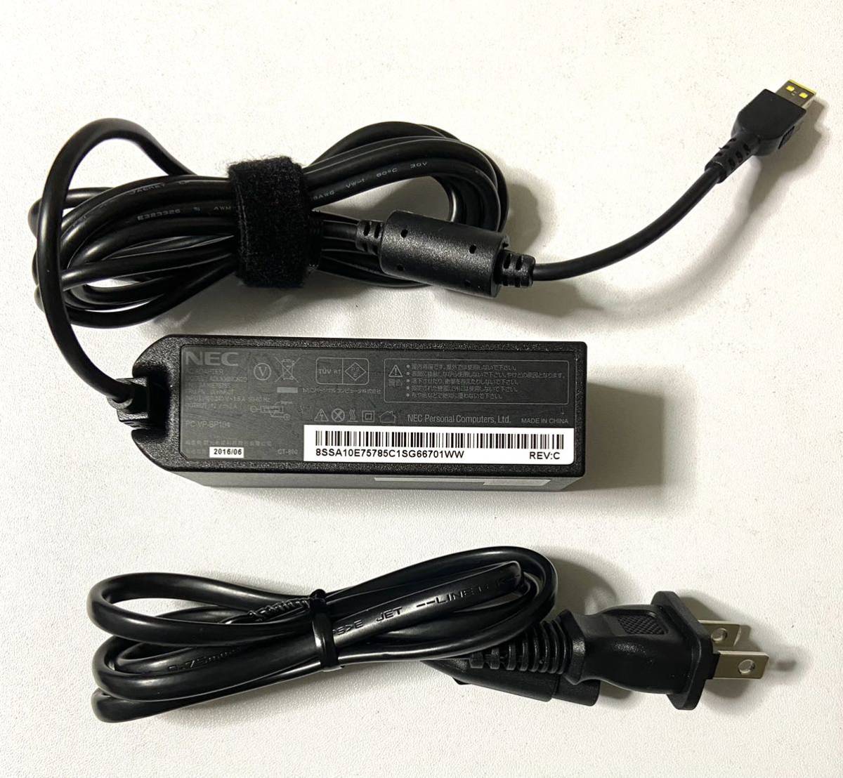 NEC adaptor 12V-3A ADLX36NCN2D operation verification ending 