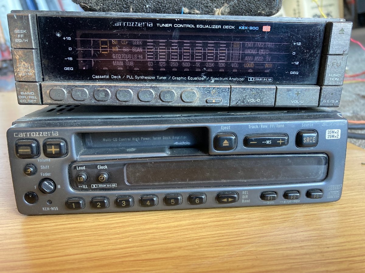 carrozzeria　パイオニア PIONEER カセットデッキ KEX-900KEH-M55 ジャンク、　HD44_画像2