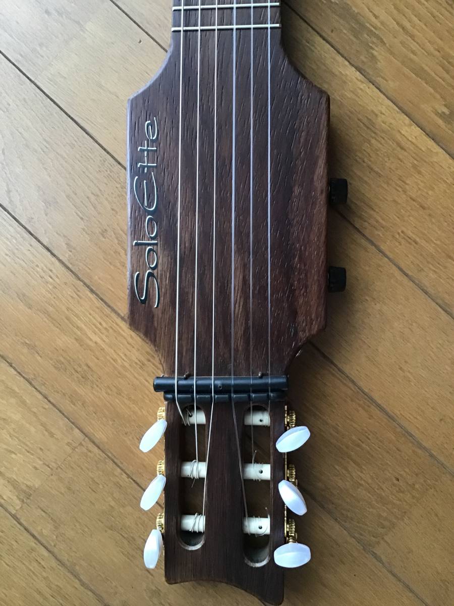 サイレントギター トラベルギター エレガット クラシックギタータイプ SoloEtte USA製 Rossco Wright製作 シャロン・イスビン愛用器の画像9