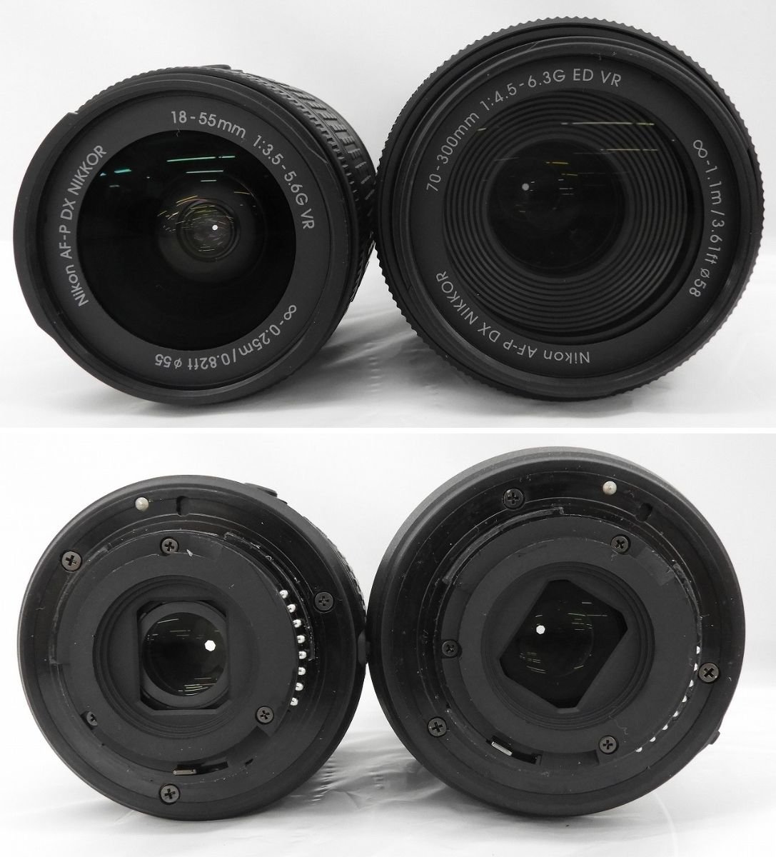 【中古品】Nikon ニコン デジタル一眼レフカメラ D5300 AF-P ダブルズームキット(18-55ｍｍ/70-300ｍｍ) ブラック 11468376 0107_画像7