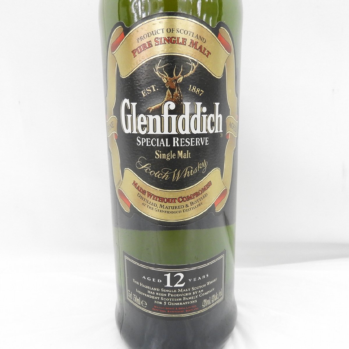 【未開栓】Glenfiddich グレンフィディック 12年 スペシャルリザーブ スコッチ ウイスキー 750ml 43％ 11474931 0116_画像2